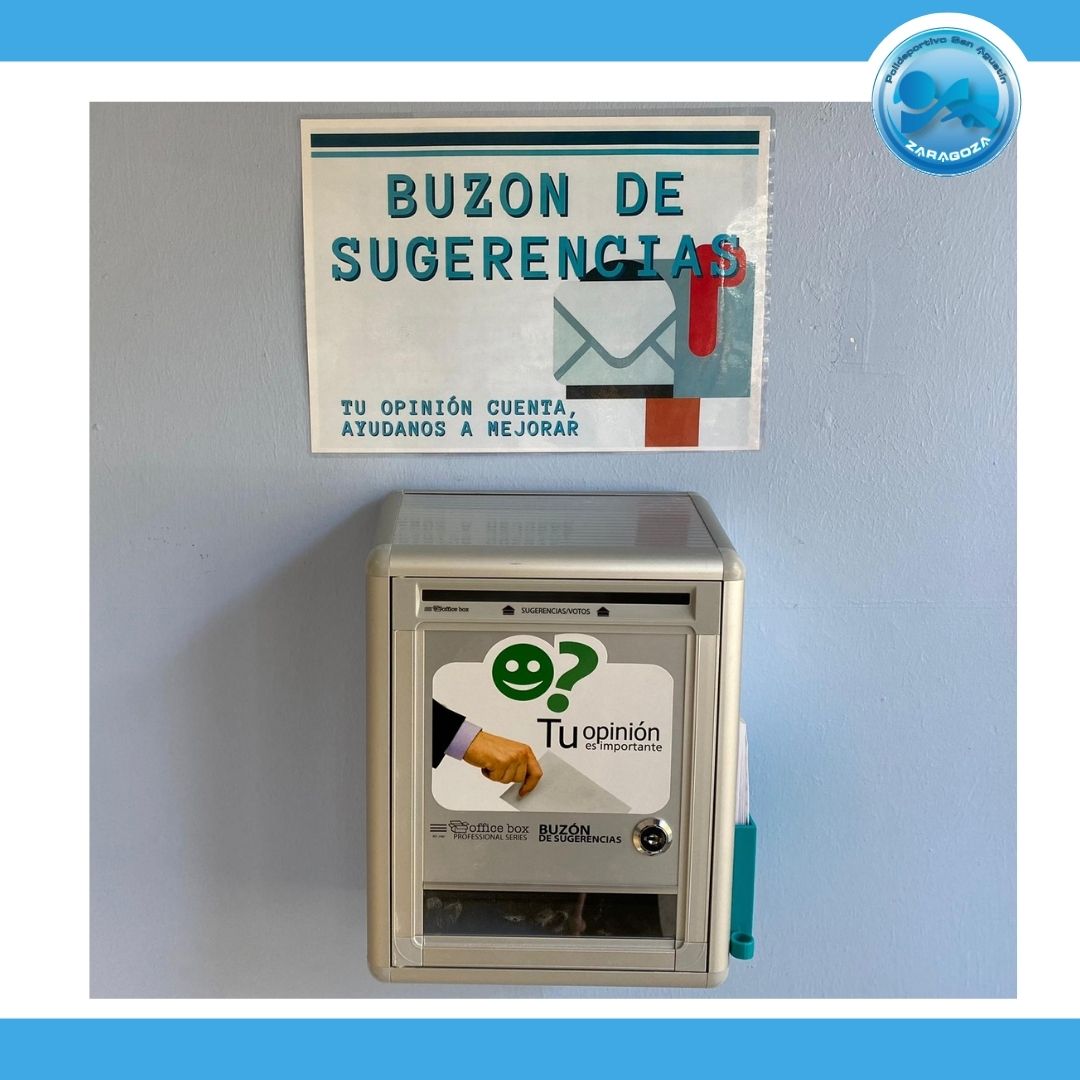 Actividad de BUZON VIRTUAL en el Polideportivo San Agustín Zaragoza
