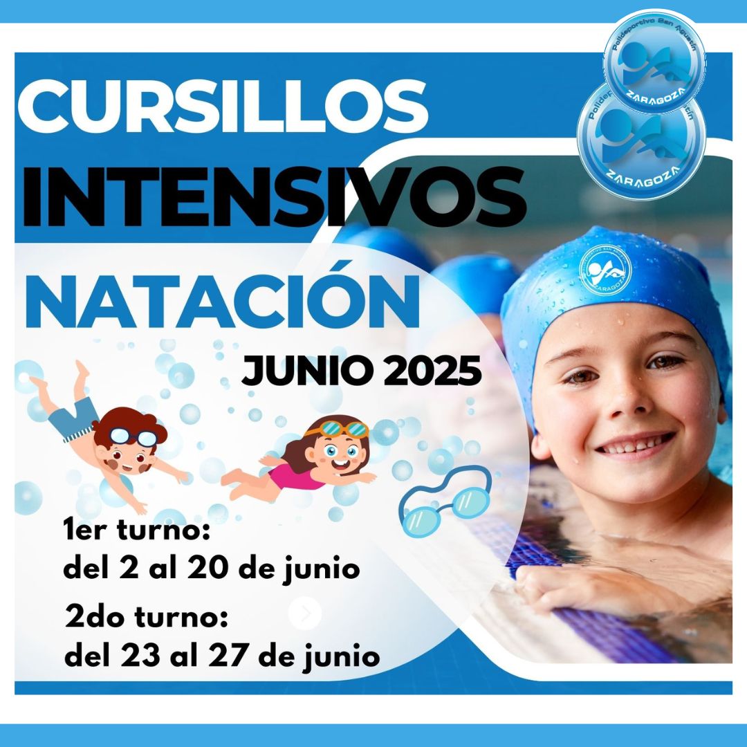 Actividad de INTENSIVOS JUNIO 2024 en el Polideportivo San Agustn Zaragoza