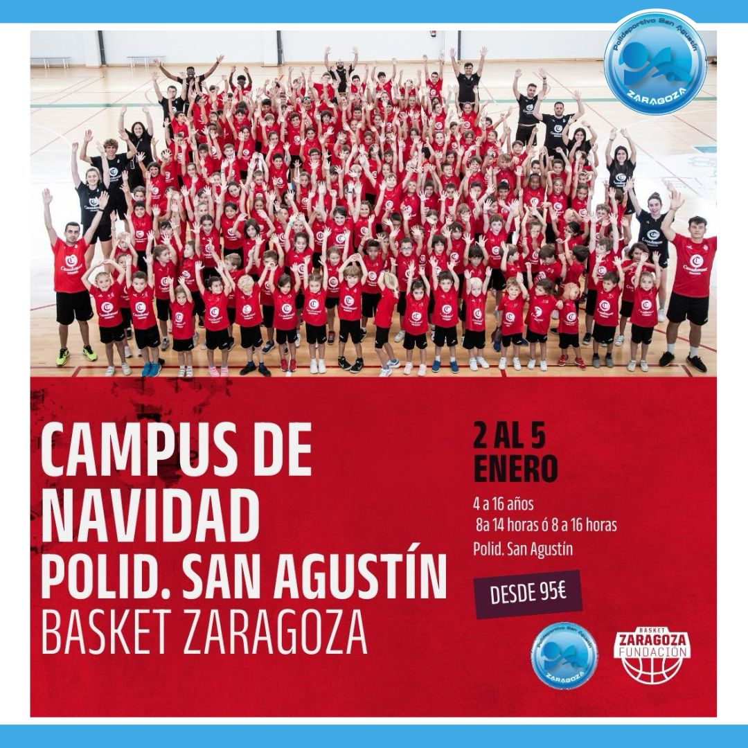 Actividad de CAMPUS BASKET en el Polideportivo San Agustn Zaragoza