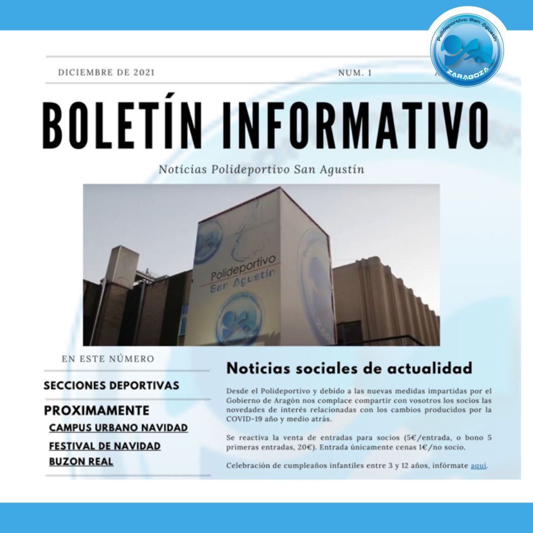 Actividad de BOLETIN en el Polideportivo San Agustn Zaragoza