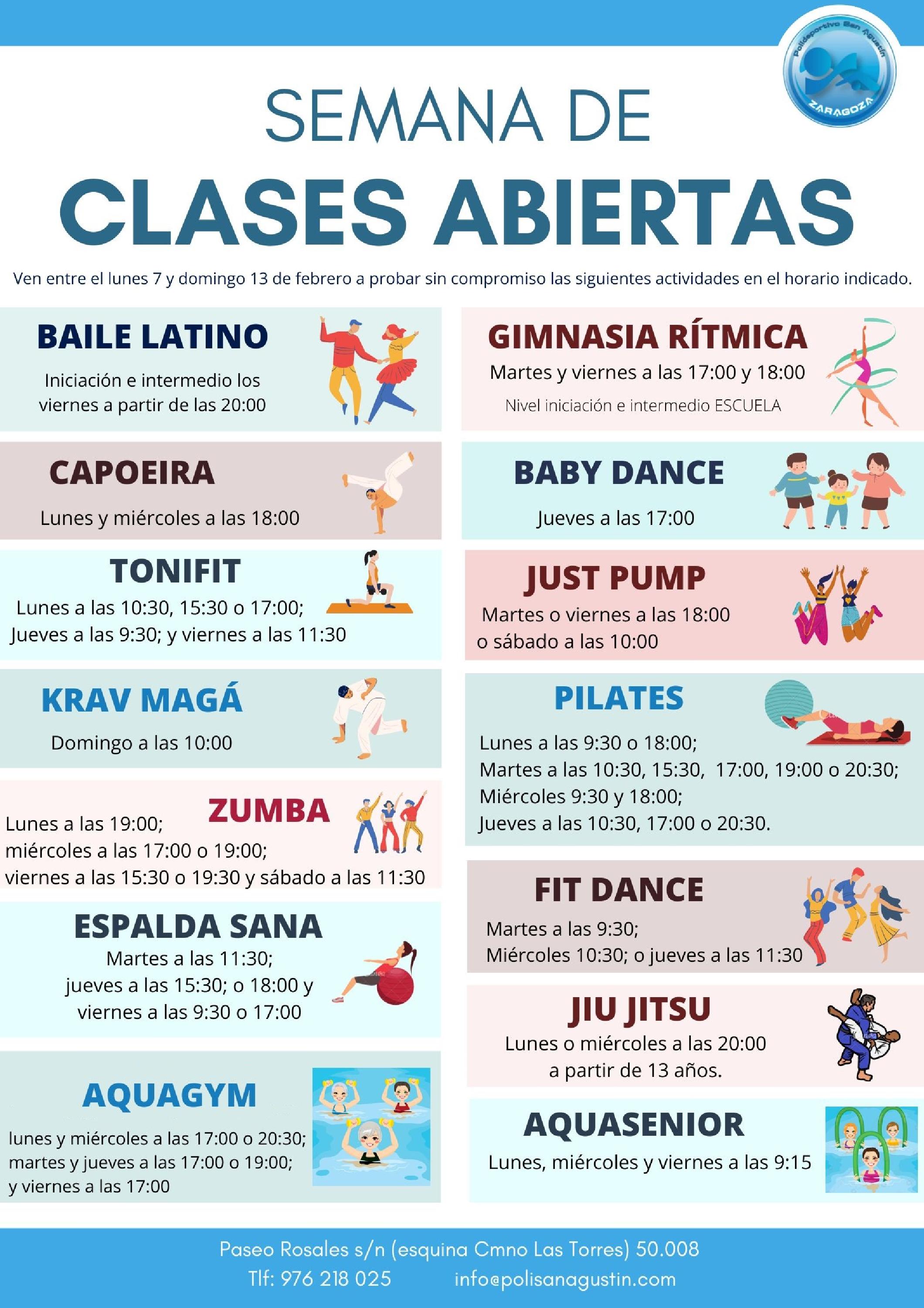 Noticia: CLASES ABIERTAS