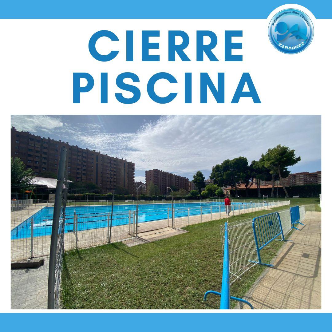 Noticia: CIERRE PISCINA EXTERIOR