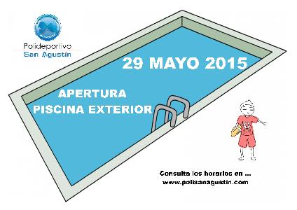 Noticia: APERTURA PISCINA EXTERIOR