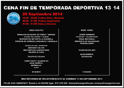 Noticia: GALA FIN DE TEMPORADA 13_14