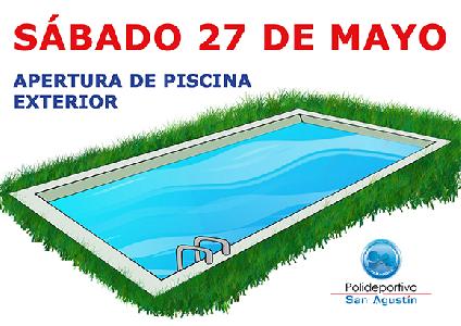 Noticia: APERTURA PISCINA EXTERIOR